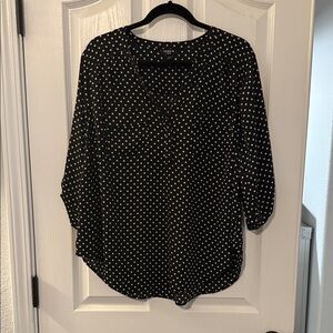 Harper Rayon Slub Pullover 3/4 Sleeve Blouse